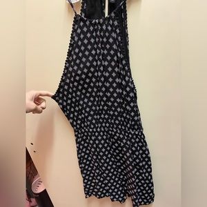 Black patterned H&M romper